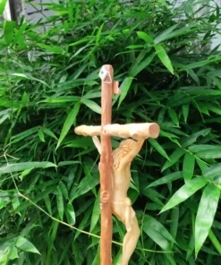 Hand Carved Wooden Christ Crucifixion Statue - 6x12x6 Inch - Beech/Fokienia Wood