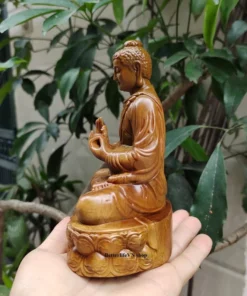 Wooden Gautama Buddha Statue 5.9